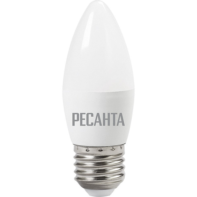Лампа светодиодная РЕСАНТА LL-R-C37-5W-230-4K-E14 76/1/2